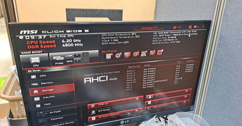 조립PC견적 사진3 슈컴 견적조립PC (No.54359) : AMD 라이젠7-5세대 7800X3D 라파엘 멀티팩정품 , ASUS PRIME 지포스 RTX 5070 OC D7 12GB 인텍앤컴퍼니