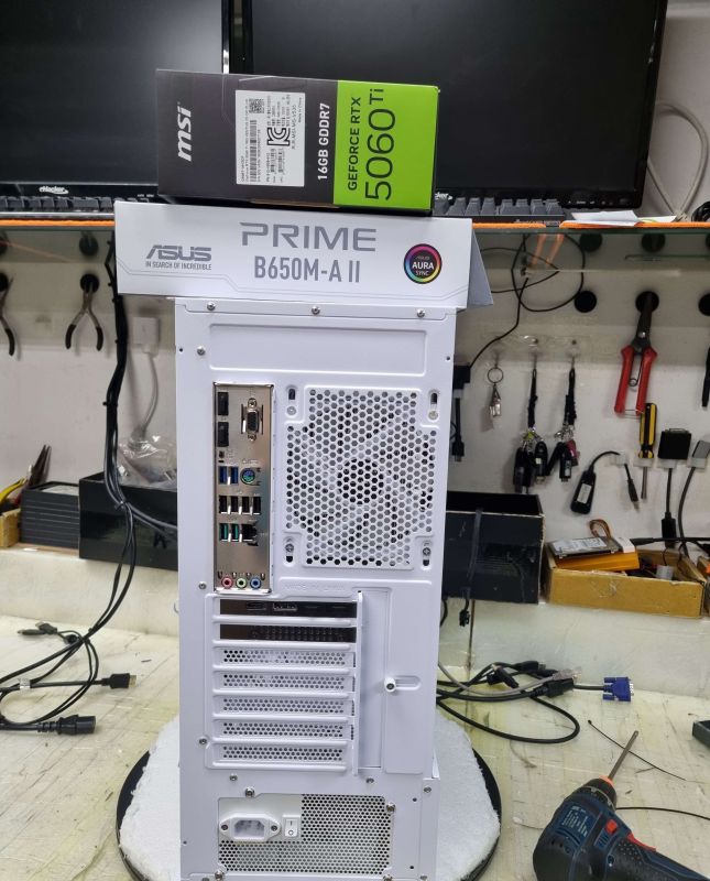 사진3 슈컴 견적조립PC (No.55192) : AMD 라이젠5-5세대 7600 라파엘 멀티팩정품 (쿨러포함), MSI 지포스 RTX 5060 Ti 벤투스 2X OC 플러스 D7 16GB