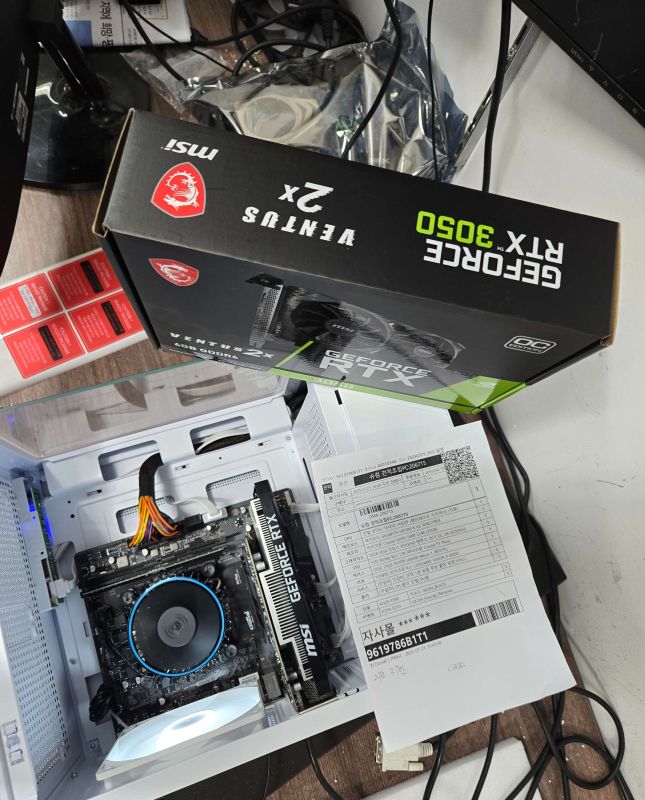 조립PC견적 사진2 인텔 코어i5-14세대 14400F (랩터레이크 리프레시) (정품), MSI 지포스 RTX 3050 벤투스 2X E OC D6 6GB