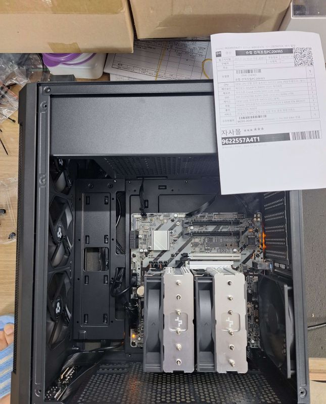 조립PC견적 사진1 인텔 코어 울트라7 시리즈2 265K (애로우레이크) (벌크), GIGABYTE B860M DS3H 제이씨현