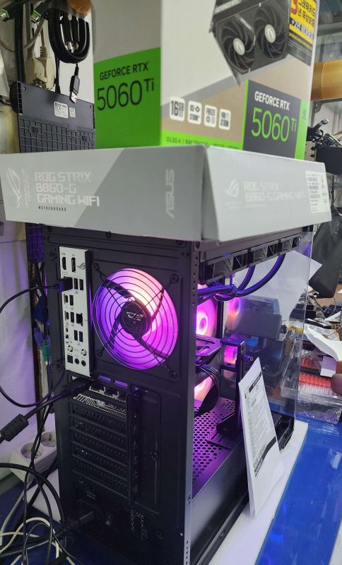 조립PC견적 사진2 인텔 코어 울트라7 시리즈2 265K (애로우레이크) (벌크), ZOTAC GAMING 지포스 RTX 5060 Ti Twin Edge OC D7 16GB