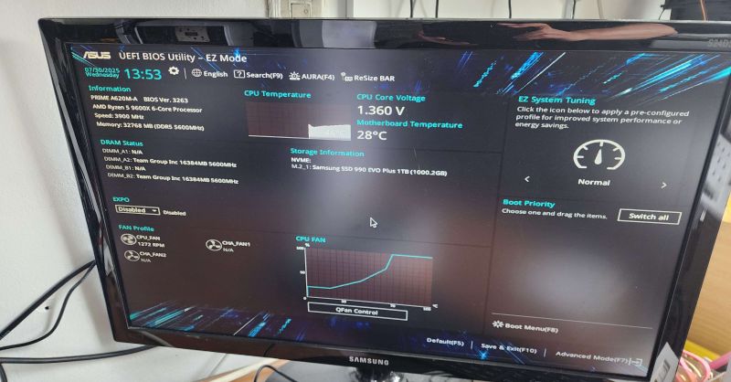조립PC견적 사진3 AMD 라이젠5-6세대 9600X (그래니트 릿지) (멀티팩(정품)), MSI 지포스 RTX 3060 벤투스 2X OC D6 12GB