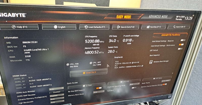 조립PC견적 사진3 인텔 코어 울트라7 시리즈2 265K (애로우레이크) (정품), MSI 지포스 RTX 5070 게이밍 트리오 OC D7 12GB 트라이프로져4