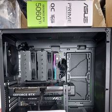 AMD 라이젠7-6세대 9800X3D (그래니트 릿지) (멀티팩(정품)), ASUS PRIME 지포스 RTX 5060 TI OC D7 16GB 인텍앤컴퍼니