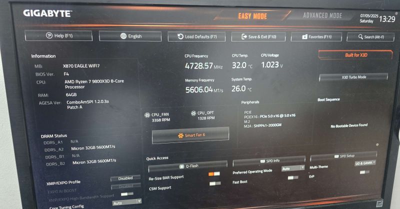 조립PC견적 사진3 AMD 라이젠7-6세대 9800X3D (그래니트 릿지) (정품), [한성] PNY GeForce RTX 5070 Ti OC D7 16GB Triple Fan