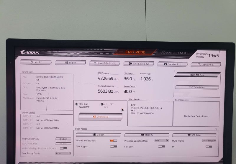 조립PC견적 사진3 AMD 라이젠7-6세대 9800X3D (그래니트 릿지) (멀티팩(정품)), SAPPHIRE 라데온 RX 9070 XT PURE OC D6 16GB