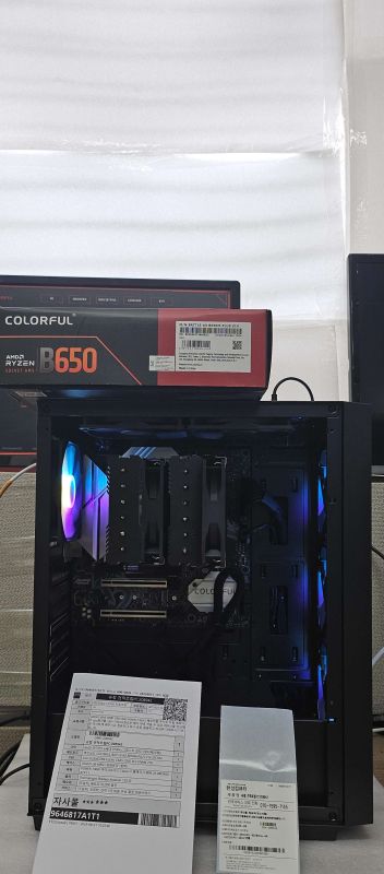 조립PC견적 사진1 AMD 라이젠7-6세대 9700X (그래니트 릿지) (멀티팩(정품)), COLORFUL BATTLE-AX B650M-PLUS V14 STCOM