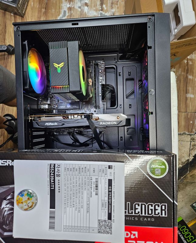 조립PC견적 사진1 AMD 라이젠5-4세대 5600 버미어 멀티팩정품 (쿨러포함), ASRock 라데온 RX 6600 CHALLENGER D D6 8GB 대원씨티에스