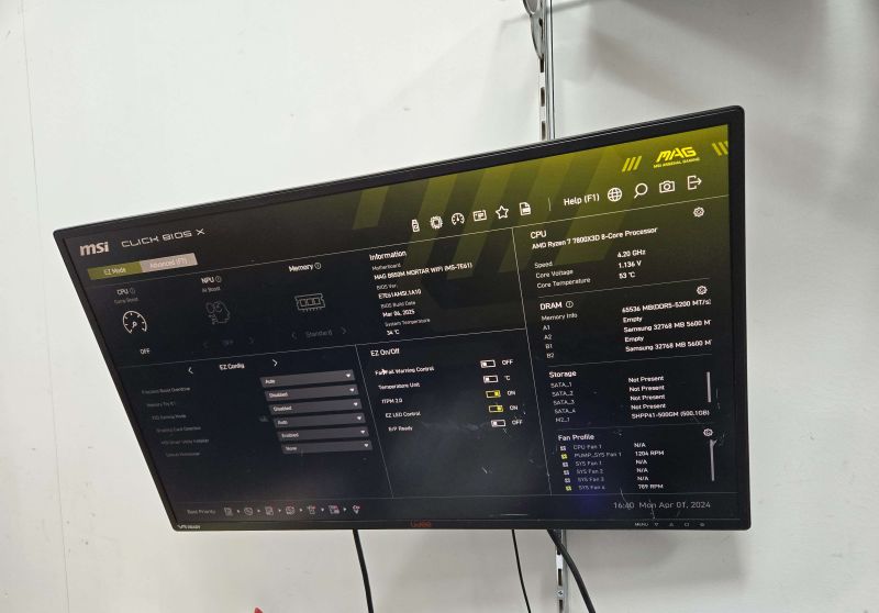 조립PC견적 사진3 AMD 라이젠7-5세대 7800X3D 라파엘 멀티팩정품 , MSI 지포스 RTX 5070 벤투스 2X OC D7 12GB