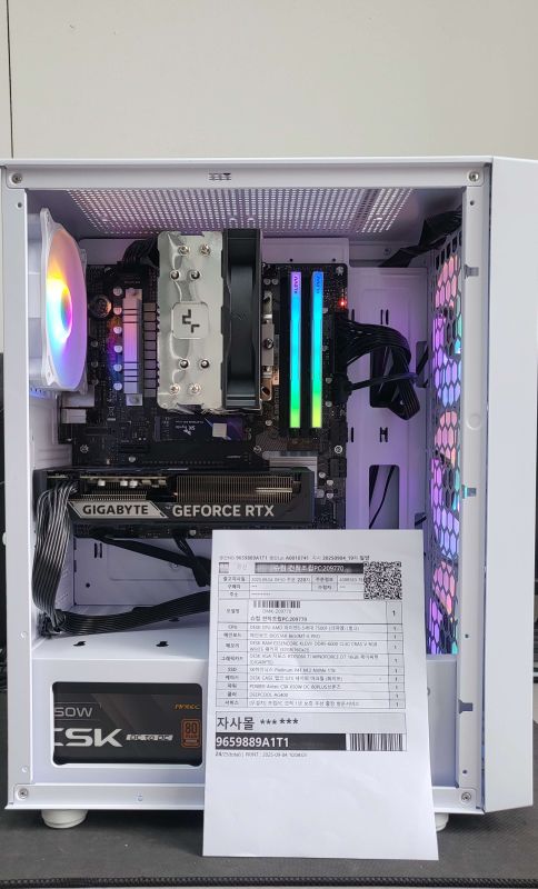 조립PC견적 사진2 AMD 라이젠5-5세대 7500F (라파엘) (벌크), GIGABYTE 지포스 RTX 4060 Ti WINDFORCE OC D6 8GB