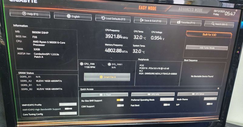 조립PC견적 사진3 AMD 라이젠5-6세대 9600X (그래니트 릿지) (멀티팩(정품)), PALIT 지포스 RTX 5060 Ti Infinity 3 D7 16GB 이엠텍