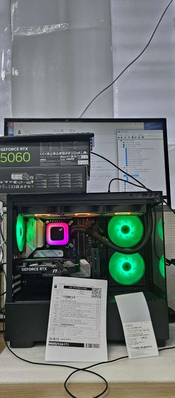 조립PC견적 사진1 인텔 코어i5-14세대 14600K (랩터레이크 리프레시) (정품), MSI 지포스 RTX 5060 쉐도우 2X OC D7 8GB