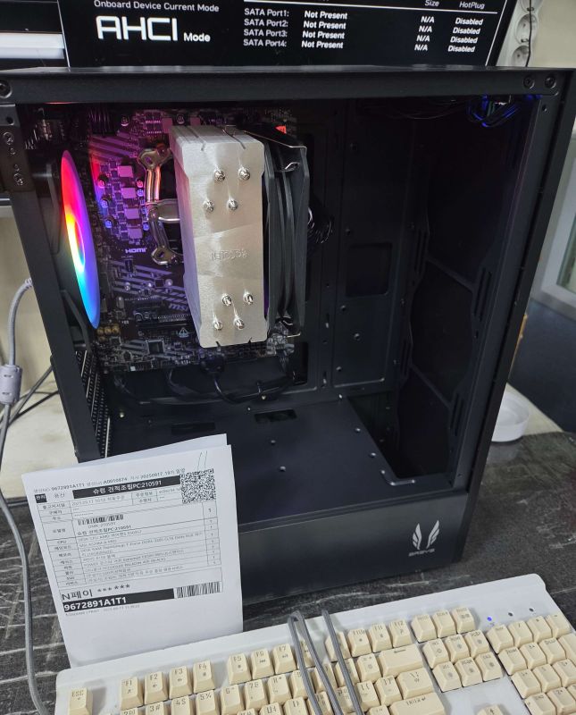 조립PC견적 사진1 AMD 라이젠5-4세대 5500GT 세잔 (벌크), MSI A520M-A PRO