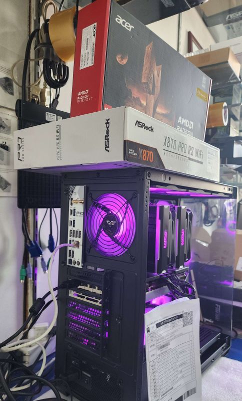 조립PC견적 사진2 AMD 라이젠7-5세대 7800X3D 라파엘 멀티팩정품 , [한성] 에이서 Nitro 라데온 RX 9070 XT OC D6 16GB