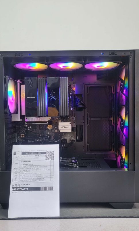 조립PC견적 사진2 AMD 라이젠7-6세대 9800X3D (그래니트 릿지) (멀티팩(정품)), ASRock B650M Pro X3D 에즈윈