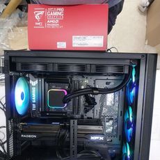 AMD 라이젠7-5세대 7800X3D 라파엘 멀티팩정품 , XFX 라데온 RX 9070 XT SWIFT D6 16GB