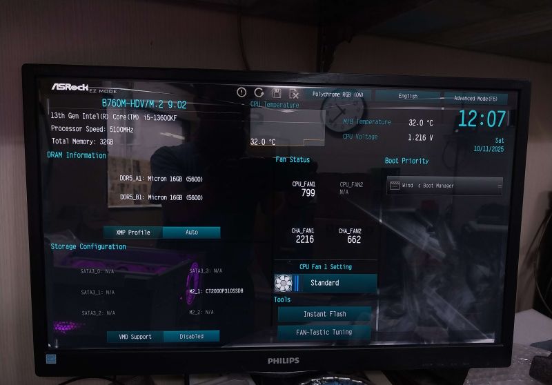 조립PC견적 사진3 인텔 코어i5-13세대 13600KF (랩터레이크) (벌크), [한성] PNY GeForce RTX 5070 OC D7 12GB Triple Fan