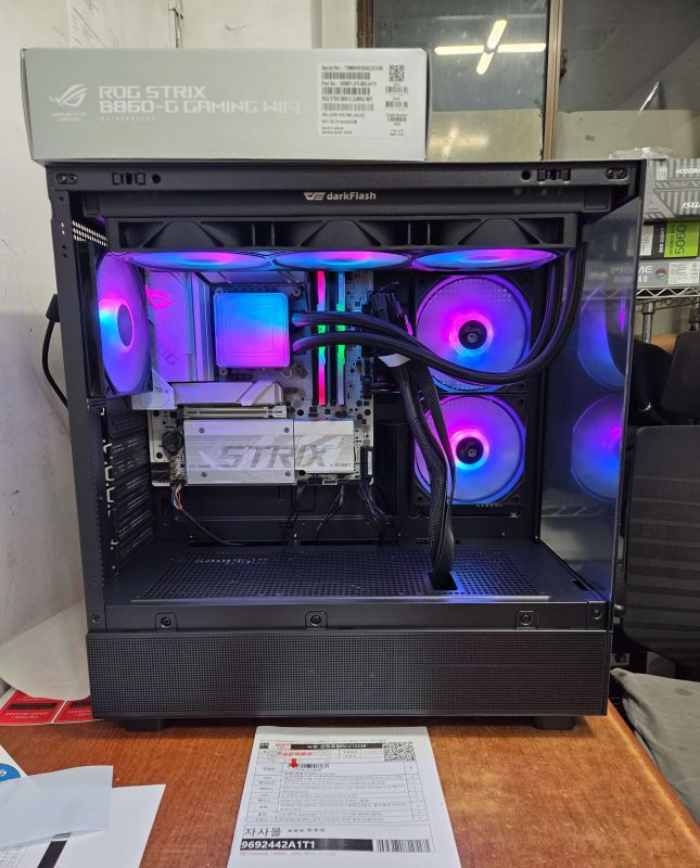 조립PC견적 사진1 인텔 코어 울트라7 시리즈2 265K (애로우레이크) (정품), ASUS ROG STRIX B860-G GAMING WIFI 코잇