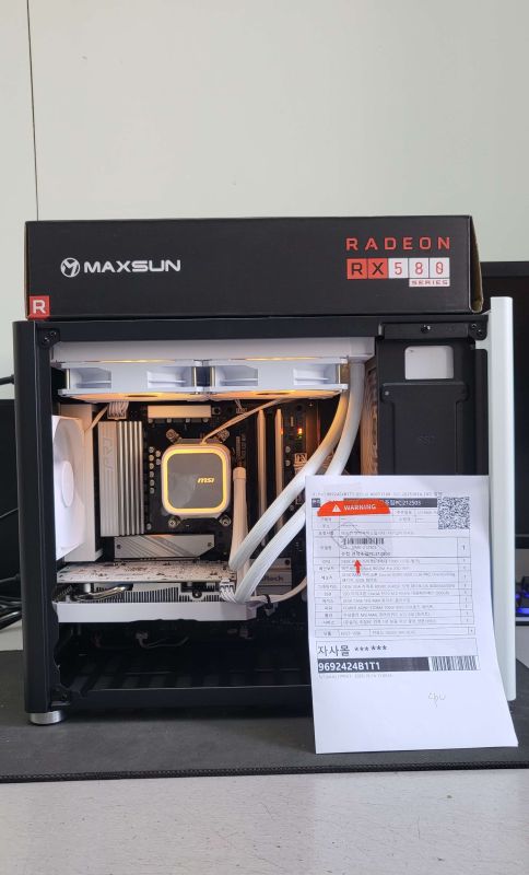 조립PC견적 사진2 AMD 라이젠5-5세대 7500F (라파엘) (벌크), AFOX 라데온 RX 580 2048SP D5 8GB 디앤디컴