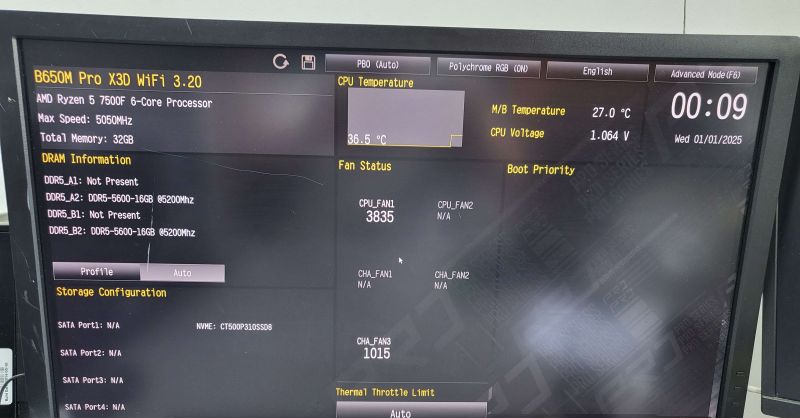 조립PC견적 사진3 AMD 라이젠5-5세대 7500F (라파엘) (벌크), AFOX 라데온 RX 580 2048SP D5 8GB 디앤디컴