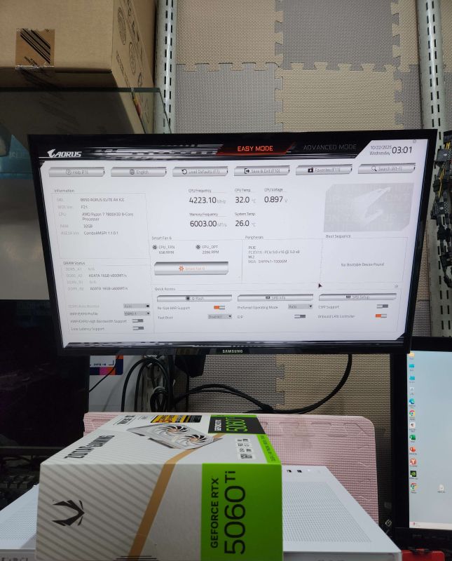 조립PC견적 사진2 AMD 라이젠7-5세대 7800X3D 라파엘 멀티팩정품 , ZOTAC GAMING 지포스 RTX 5060 Ti Twin Edge OC White D7 16GB