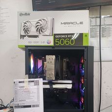 인텔 코어i7-13세대 13700KF (랩터레이크) (벌크), 이엠텍 지포스 RTX 5060 MIRACLE WHITE D7 8GB