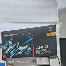 AMD 라이젠7-6세대 9800X3D (그래니트 릿지) (멀티팩(정품)), [한성] 에이서 PREDATOR 라데온 RX 9070 XT BiFrost OC D6 16GB