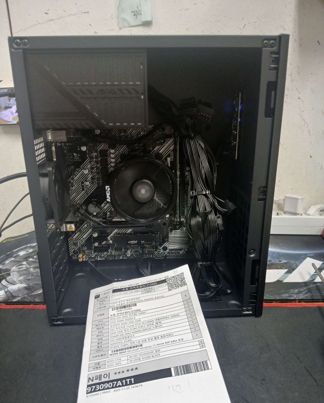 조립PC견적 사진2 AMD 라이젠5-4세대 5500GT 세잔 (벌크), ASUS PRIME A520M-K 대원씨티에스