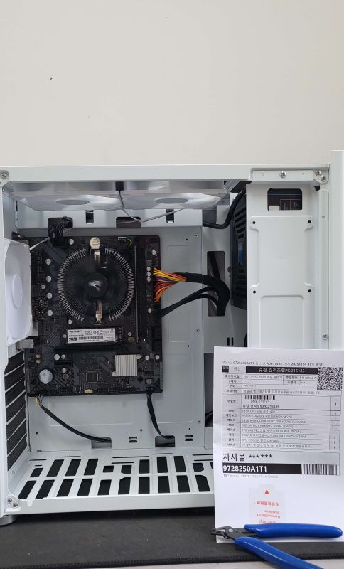 조립PC견적 사진2 인텔 코어i5-11세대 11400 (로켓레이크S) (벌크), ASRock B560M-HDV 디앤디컴