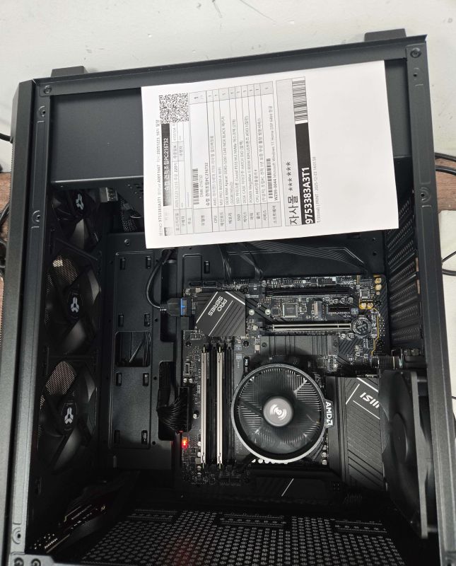 조립PC견적 사진2 AMD 라이젠7-5세대 7700 라파엘 멀티팩정품, MSI PRO B650M-A WIFI