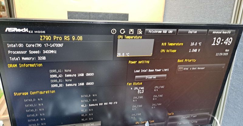 조립PC견적 사진3 인텔 코어i7-14세대 14700KF (랩터레이크 리프레시) (정품), 갤럭시 GALAX 지포스 RTX 5060 Ti BLACK 3X D7 16GB DUAL HDMI