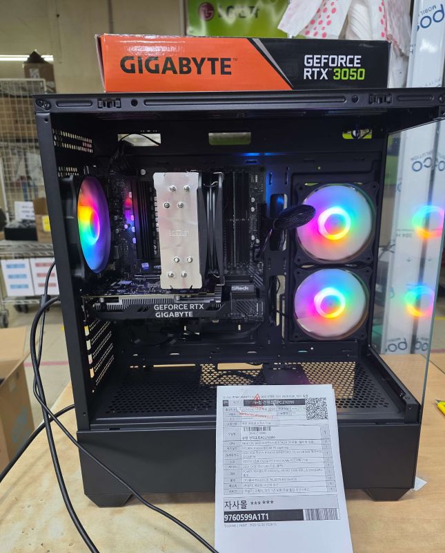 조립PC견적 사진2 AMD 라이젠5-5세대 7400F (라파엘) (멀티팩 정품), GIGABYTE 지포스 RTX 3050 WINDFORCE OC V2 D6 6GB 제이씨현