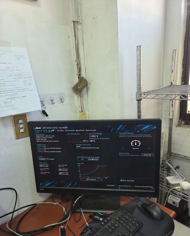 조립PC견적 사진2 인텔 코어i7-14세대 14700K (랩터레이크 리프레시) (정품), 갤럭시 GALAX 지포스 RTX 4060 Ti EX WHITE OC V2 D6 8GB