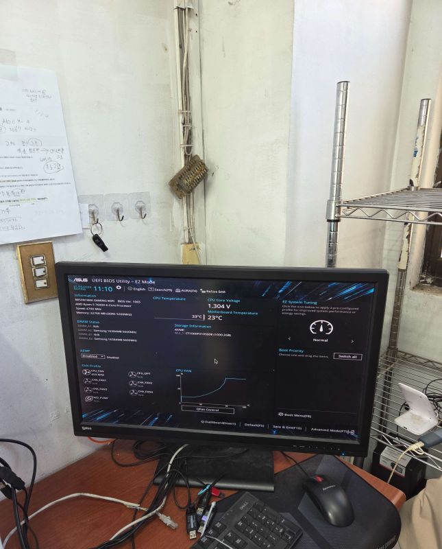 조립PC견적 사진2 AMD 라이젠5-5세대 7600X 라파엘 멀티팩 정품, PNY 지포스 RTX5060 Ti OC D7 16GB Dual Fan