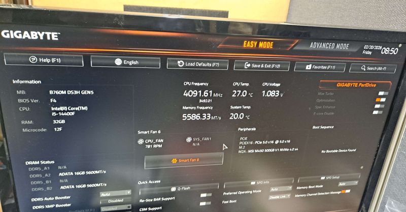 조립PC견적 사진3 인텔 코어i5-14세대 14400F (랩터레이크 리프레시) (정품), GIGABYTE 지포스 RTX 5070 WINDFORCE OC SFF D7 12GB 제이씨현