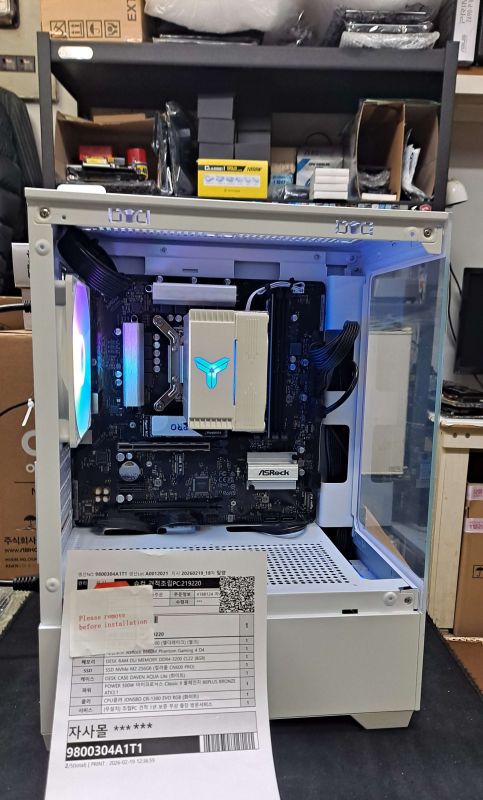 조립PC견적 사진2 인텔 코어i5-12세대 12400 (엘더레이크) (벌크), [미개봉 새상품] ASRock B660M Phantom Gaming 4 D4 [무상 1개월 AS]