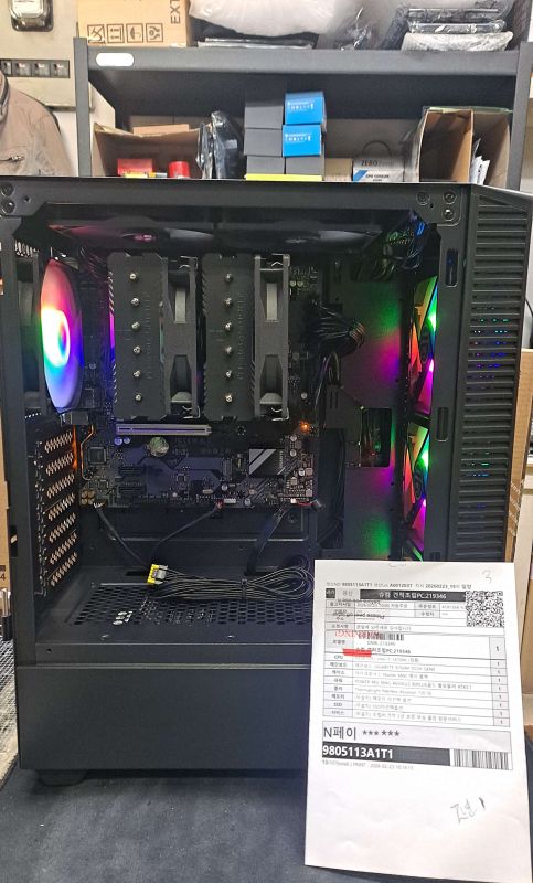 조립PC견적 사진2 인텔 코어i7-14세대 14700K (랩터레이크 리프레시) (정품), GIGABYTE B760M DS3H GEN5 제이씨현