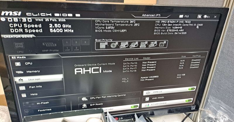 조립PC견적 사진3 인텔 코어i5-13세대 13400 (랩터레이크) (벌크), MSI PRO B760M-P