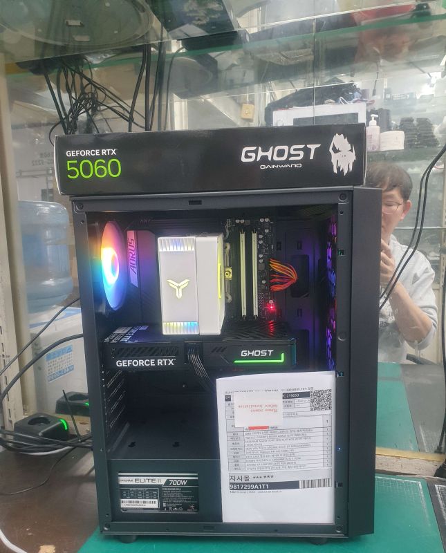 조립PC견적 사진2 AMD 라이젠5-6세대 9600X (그래니트 릿지) (멀티팩(정품)), GAINWARD 지포스 RTX 5060 고스트 D7 8GB