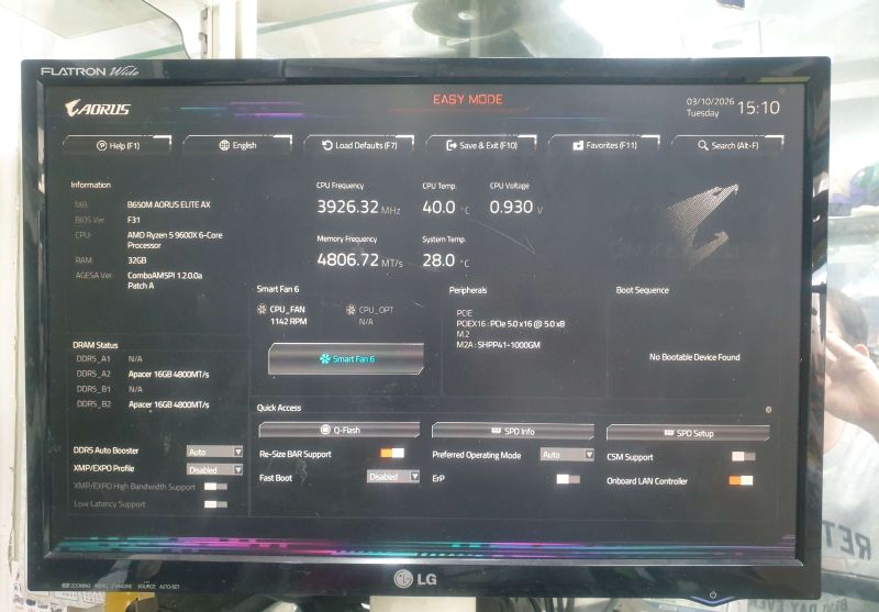 조립PC견적 사진3 AMD 라이젠5-6세대 9600X (그래니트 릿지) (멀티팩(정품)), GAINWARD 지포스 RTX 5060 고스트 D7 8GB