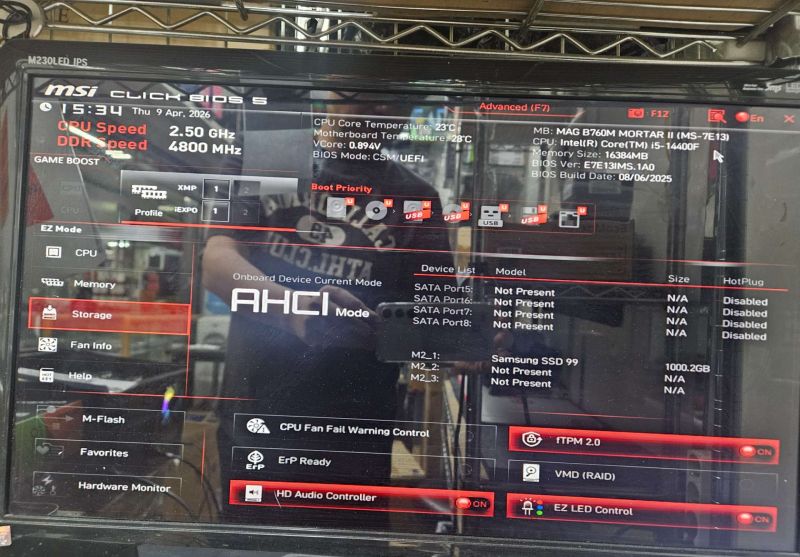 조립PC견적 사진3 인텔 코어i5-14세대 14400F (랩터레이크 리프레시) (정품), GIGABYTE 지포스 RTX 5060 GAMING OC D7 8GB 제이씨현