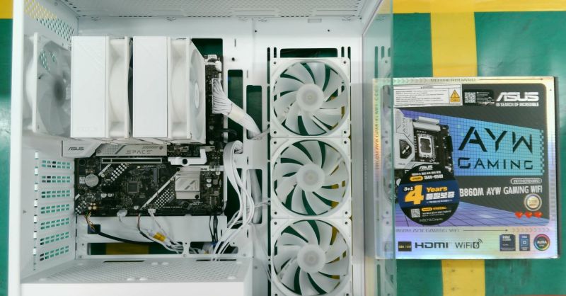 조립PC견적 사진1 인텔 코어 울트라5 시리즈2 250K Plus (애로우레이크 리프레시) (벌크), ASUS B860M AYW GAMING WIFI 인텍앤컴퍼니