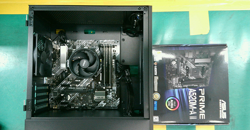 조립PC견적 사진1 AMD 라이젠5-4세대 5500GT 세잔 (벌크), ASUS PRIME A520M-A II 대원씨티에스