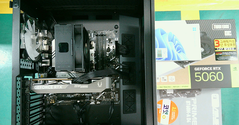 조립PC견적 사진1 인텔 코어i5-14세대 14400F (랩터레이크 리프레시) (정품), ZOTAC GAMING 지포스 RTX 5060 Twin Edge OC D7 8GB