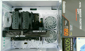 AMD 라이젠7-6세대 9800X3D (그래니트 릿지) (멀티팩(정품)), MSI 지포스 RTX 5070 게이밍 트리오 OC D7 12GB 트라이프로져4 : 견적 PC 갤러리