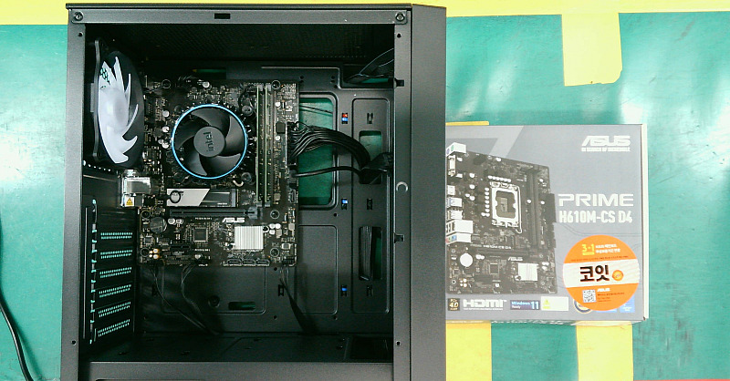 조립PC견적 사진1 인텔 코어i5-14세대 14400 (랩터레이크 리프레시) (벌크), ASUS PRIME H610M-CS D4