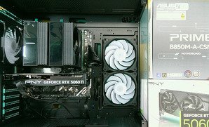 AMD 라이젠7-6세대 9800X3D (그래니트 릿지) (멀티팩(정품)), [한성] PNY 지포스 RTX 5060 Ti OC D7 16GB Dual Fan : 견적 PC 갤러리