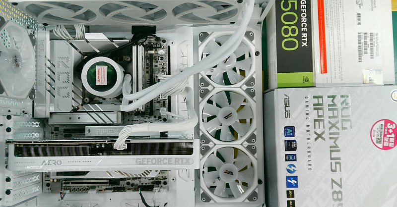 조립PC견적 사진1 인텔 코어 울트라9 시리즈2 285K (애로우레이크) (벌크), GIGABYTE 지포스 RTX 5080 AERO OC SFF D7 16GB 제이씨현