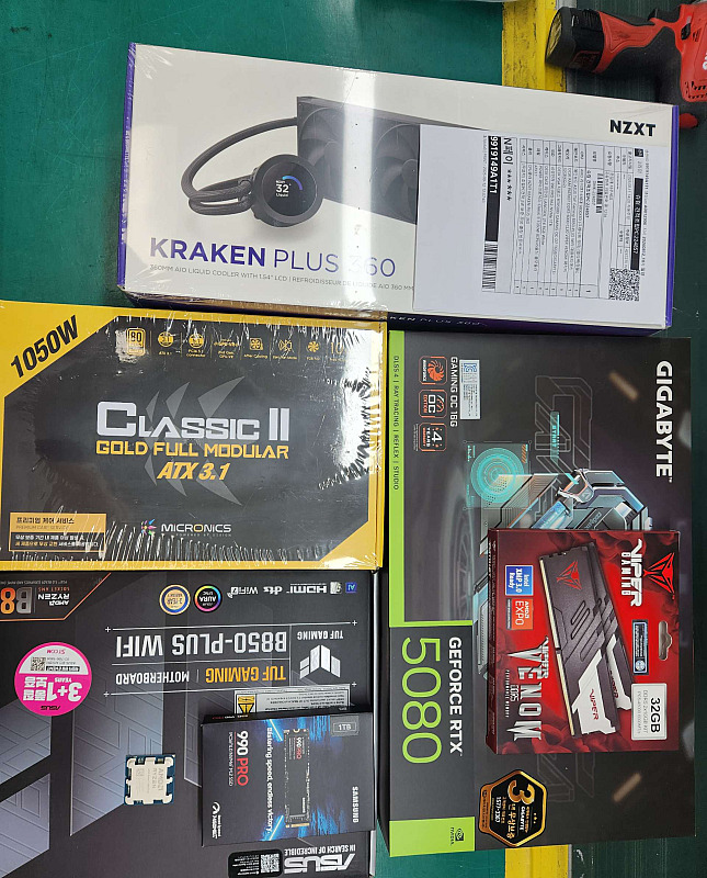 조립PC견적 사진1 AMD 라이젠7-6세대 9800X3D (그래니트 릿지) (멀티팩(정품)), GIGABYTE 지포스 RTX 5080 GAMING OC D7 16GB 제이씨현