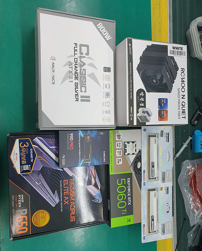 조립PC견적 사진1 AMD 라이젠7-5세대 7800X3D 라파엘 멀티팩정품 , ZOTAC GAMING 지포스 RTX 5060 Ti Twin Edge OC D7 8GB
